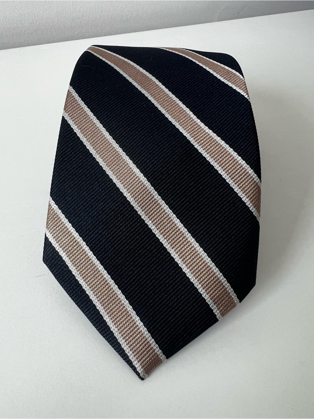pierre balmain
PARIS Classic Black and Brown Striped Men's Tie